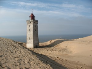 Rubjerg Knude Fyr omkring 2008. Gerda Jensens billede