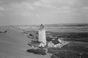 Rubjerg Knude Fyr 1996. Fra Bodil Jensen