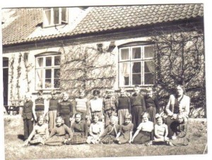 Vestbjerg skole omkring 1950
