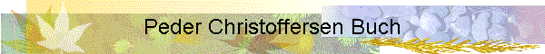 Peder Christoffersen Buch
